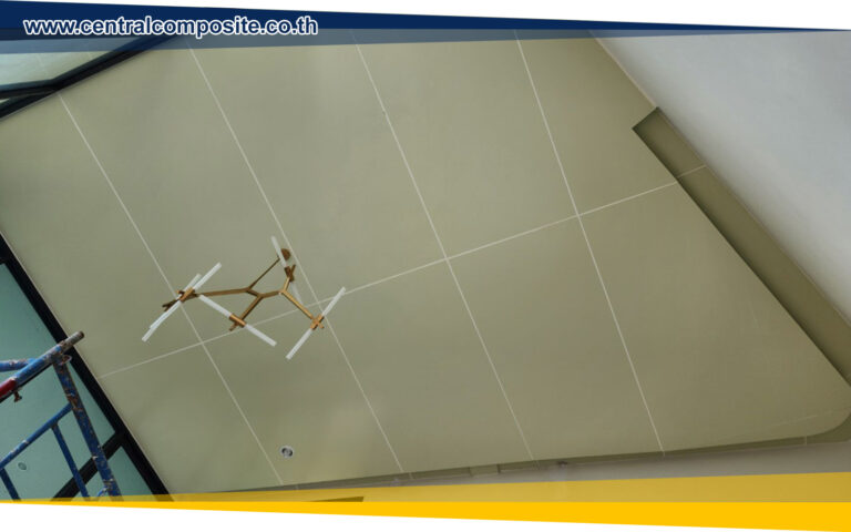 รีวิวผลงานการติดตั้งแผ่นอลูมิเนียมคอมโพสิต