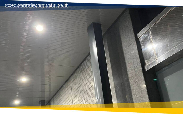 รีวิวผลงานการติดตั้งแผ่นอลูมิเนียมคอมโพสิต