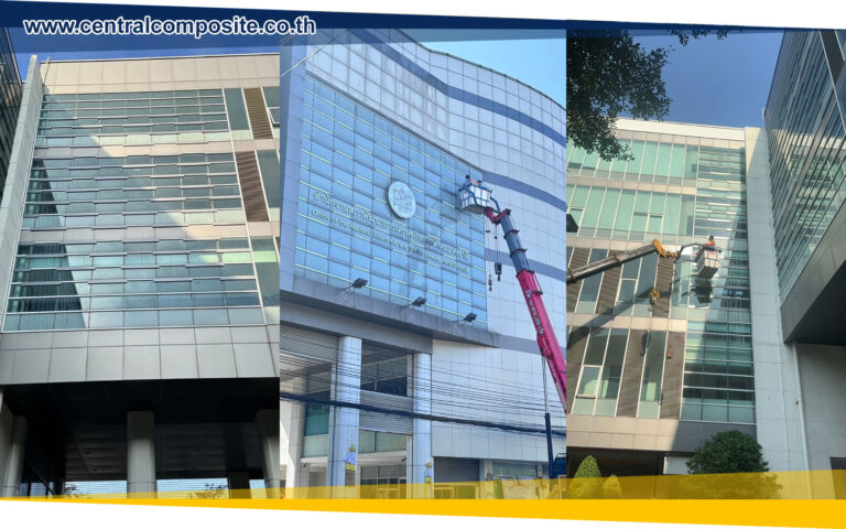 รีวิวผลงานการติดตั้งแผ่นอลูมิเนียมคอมโพสิต