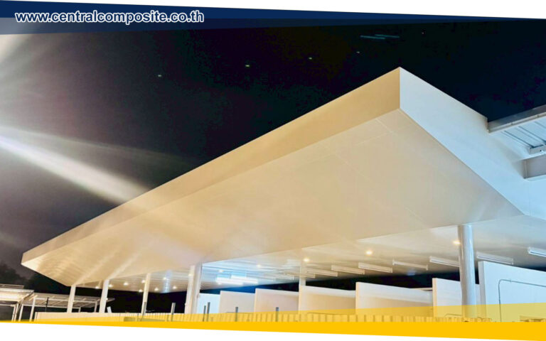 รีวิวผลงานการติดตั้งแผ่นอลูมิเนียมคอมโพสิต