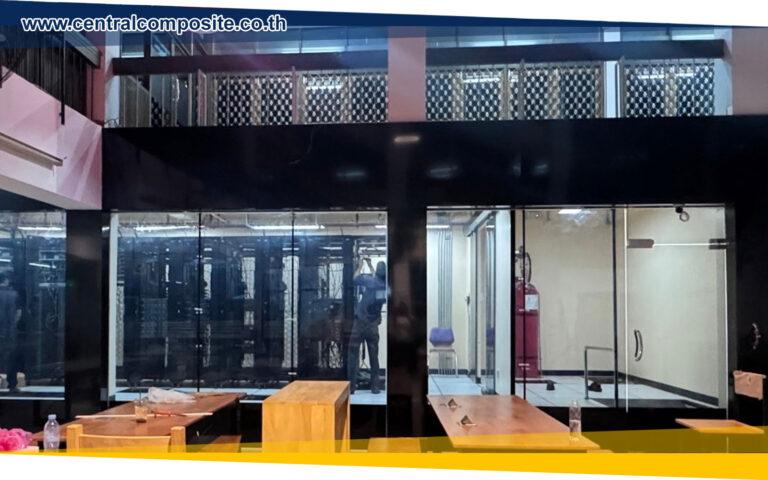 รีวิวผลงานการติดตั้งแผ่นอลูมิเนียมคอมโพสิต