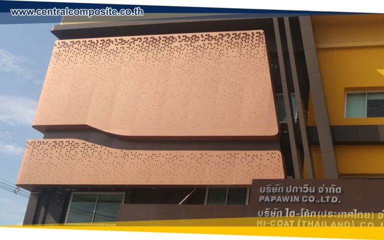 รีวิวผลงานการติดตั้งแผ่นอลูมิเนียมคอมโพสิต