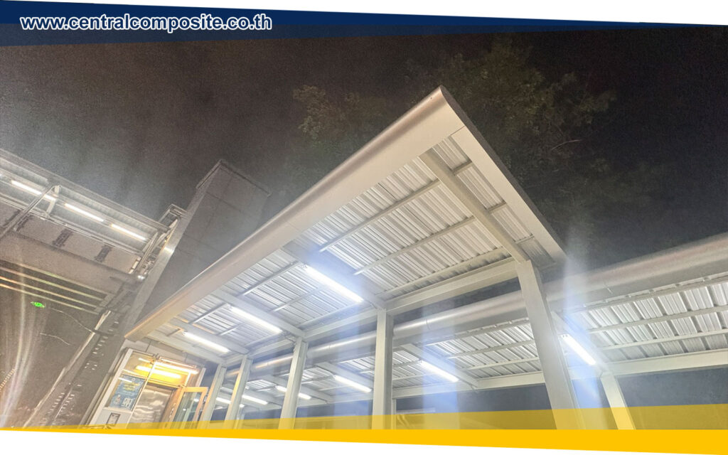 รีวิวผลงานการติดตั้งแผ่นอลูมิเนียมคอมโพสิต